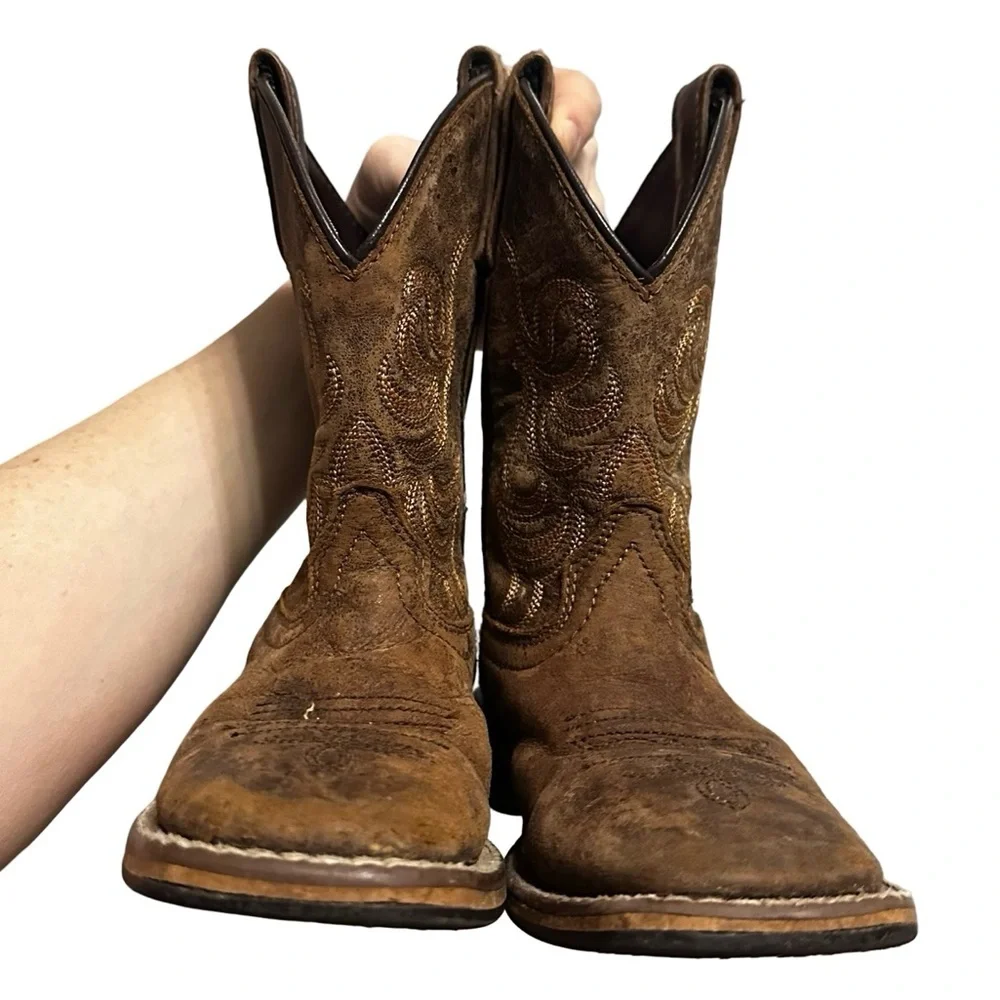 Smoky Mountain Boot Brown Leather Cowgirl Boots Size 12 Western Country Rodeo